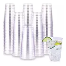 Pack 100 Vasos Desechables - 7oz 200cc - Plásticos Sin Tapa