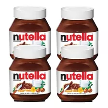 Kit C/04 Nutella 650g Ferrero Creme De Avelã Potão Gigante