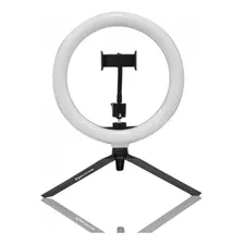 Ring Light 26cm Led Com Tripé De Mesa + Suporte De Celular