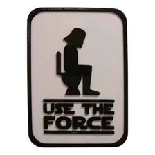 Aviso De Porta Banheiro Geek Star Wars Darth Vader B P