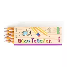 10 Lápices Entrenadores Grafito Baco Hb N°2 Bacoteacher