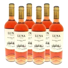 Vino Luna Malbec Rose 750ml. Caja 6 Botellas Finca La Anita