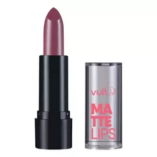 Batom Vegano Matte Lips Cor Marsala 3,8g Vult