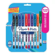 Bolígrafo De Gel Econogel Papermate, 1 Mm, Color De Tinta Surtido, Colores Exteriores Surtidos