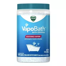 Cristales De Baño Vicks Vapores Vaporub Relajantes 15 Oz.