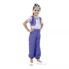 Roupa Das Gênias Gêmeas Shimmer E Shine Infantil Azul