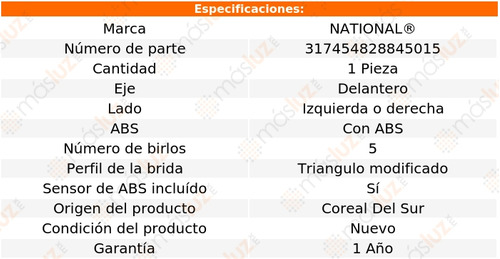 1- Maza Delantera Izquierda O Derecha Syclone 1991 National Foto 4