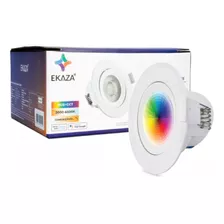 Spot Led Smart Rgb Zigbee Embutir Redondo Inteligente Alexa Cor Branco 110v/220v