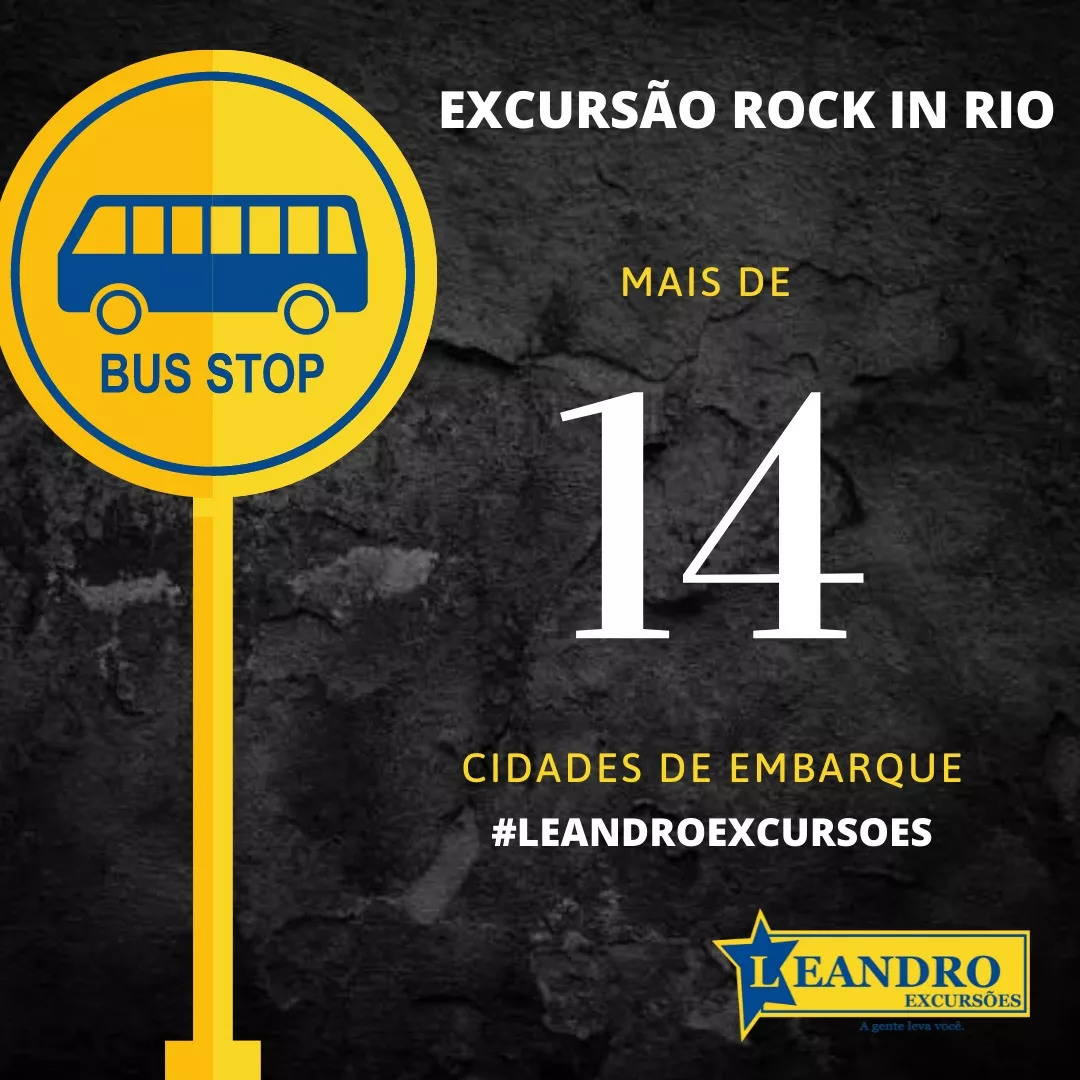 Excursão Rock In Rio Sp E Interior Sp