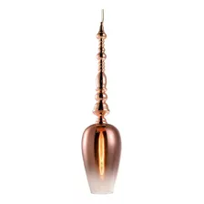 Lustre Pendente Orluce Tazza 18 Rose Gold E27 Or1222 Bivolt