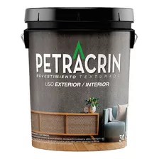 Revestimiento Texturado 30kg Ext / Int Grano Medio Petracrin Color Gris Tormenta