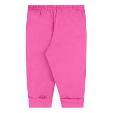 Calça Moletinho Com Punho Pink (1/2/3) - Top Chot