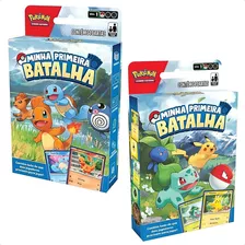 Kit 2 Decks Box Inicial Minha Primeira Batalha Pokémon Cards