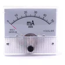 Atoplee Dc 0 - 50 Ma Amperimetro Analogico Amp Actual Pane