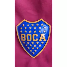 Escudo Boca Juniors Vintage Plástico Duro 11 X 9