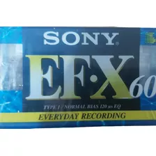 Cassette Virgen Sellado Sony Efx