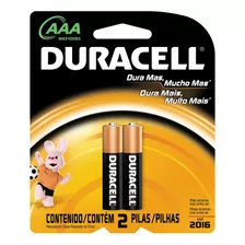 Duracell Pilha Palito Aaa C/2