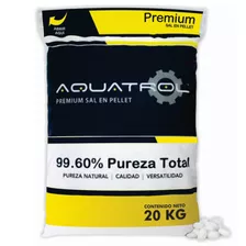 Sal En Pellets Para Suavizador Saco 20kg Calidad Premium