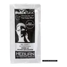 Heburn Black Mask Mascara Peel Off Kit Set 48 Sobres X 6 Grs