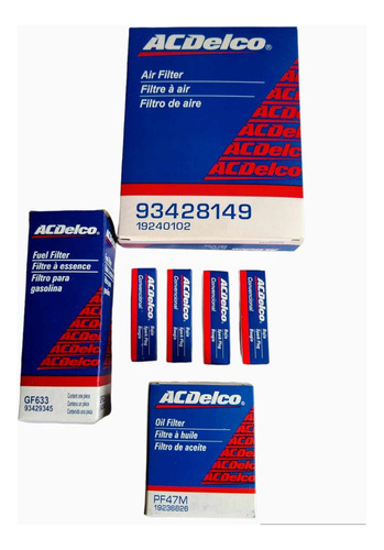 Kit Filtros Afinacin Chevy C1 C2 C3 1.4 Y 1.6 (1994-2012) Foto 2