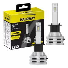 Par Lâmpada Haloway Led H1 Luz Branca Fria 12/24v 19w 6500k