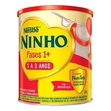 Ninho Fases 1+ Fórmula Infantil Em Pó Nestlé 1 A 3 Anos 800g