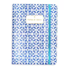 Cuaderno A5 Tapa Soft Con Elástico Hojas Lisas