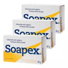 Soapex Sabonete Antisséptico Proteção Diária (c/03)