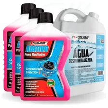 Kit 3 Aditivo Rosa Concentrado Sintético + 3 L Água Koube