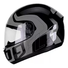 Capacete Moto Fechado Peels Spike Ghost Grafite Brilho N60