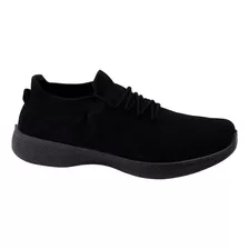 Tenis Casual Fratello Negro Para Joven 0012