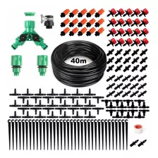 Kit De Riego Sistema Automático Goteo O Aspersor 40m 158pcs