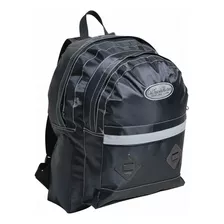 Mochila California Racing Refletiva Cor Preto