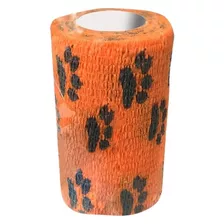 Bandagem Fita Elástica Laranja Patas 10cm X 4,5mt