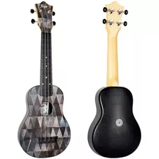 Ukulele Acústico Soprano Flight Tus-40 Arcana Negro