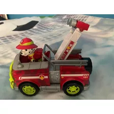 Paw Patrol Patrulla Canina Marshal Y Camión Bombero Usado