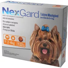 Antipulgas E Carrapatos Nexgard 11,3 Mg Para Cães De 2 A 4kg