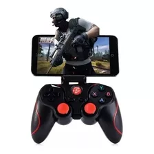 Control Celular Android Bluetooth Gamepad Con Soporte