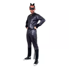 Roupa Do Cat Noir Adulto Luxo Completa Miraculous P/m/g/gg