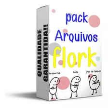 Pack Artes Flork Desenrola, Bate, Joga De Ladinho Caneca