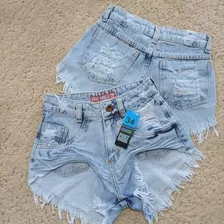 Short Jeans Hot Pants De CintoCintura Alta