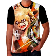 Camisa Camiseta Personalizada Katsuki Bakugo Envio Hoje 09