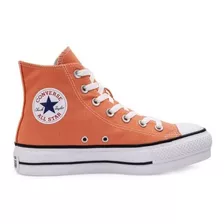 Zapatillas Chuck Taylor Hi Platform Converse (coral)