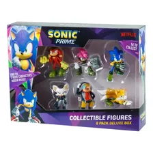 Sonic Prime Pack X6 En Caja Dr Dont Coleccionables Juegos