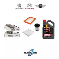 Service 40k Peugeot 3008 1.6 Thp + Bujias + Aceite 3 Filtro