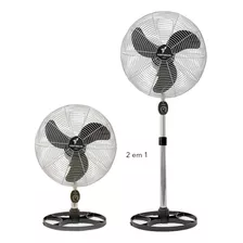 Ventilador De Coluna 50 Cm Venti50c Preto Cromado Ventisilva