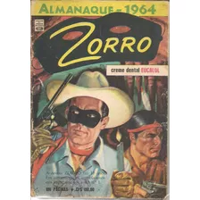 Almanaque Zorro - Ano De 1964 - Ebal - Raro