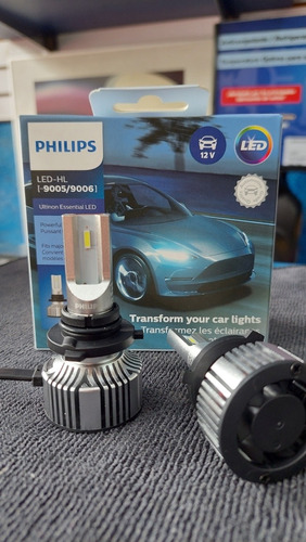 Focos Philips Led 9005 Hb3 Ultinon Essential 200% + Luz Lupa Foto 2