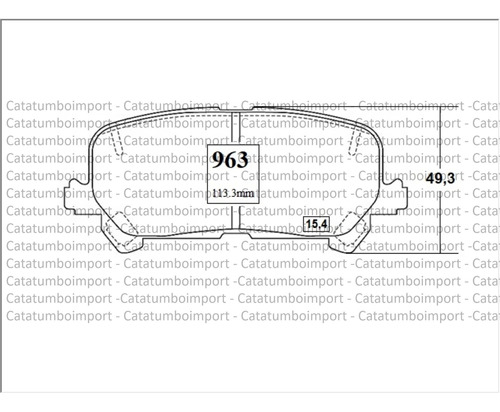 Pastillas Freno Traseras Honda Ridgeline 3500 J35y6 2017 - Foto 2