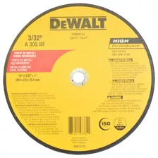 Disco Abrasivo De Corte 14 Metais E Inox Dw80143 Dewalt